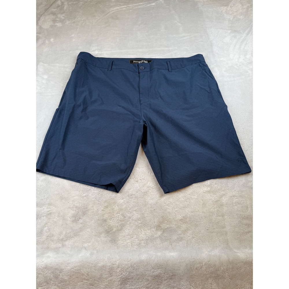 Hang‎ Ten Men's Blue Striped Hybrid Shorts Size 42 Golf Casual